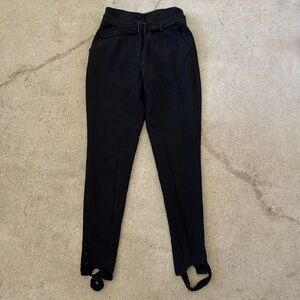 Black riding pants